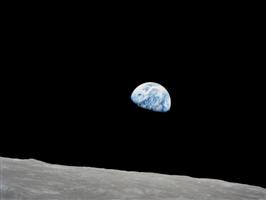 NASA Apollo 8 image: Earthrise